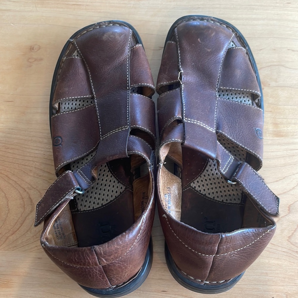 Leather sandals